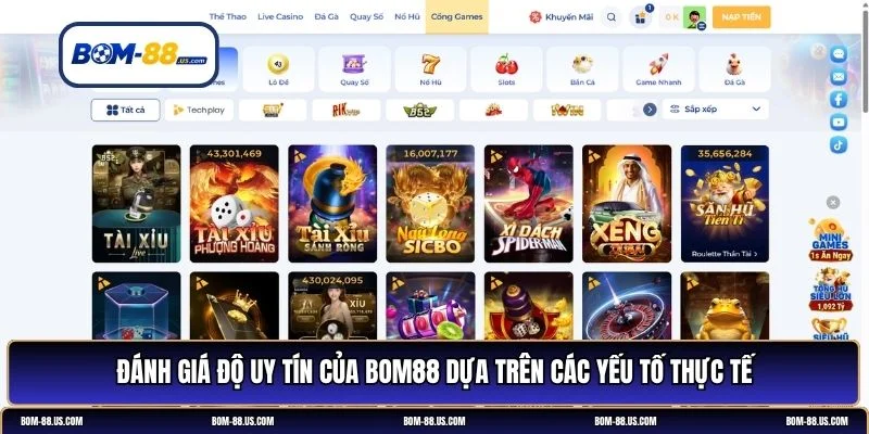 BOM88 lừa đảo hay không