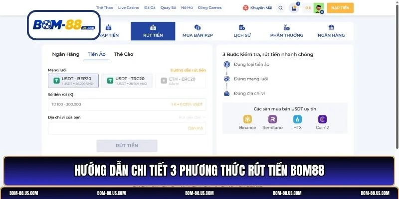 rút tiền BOM88